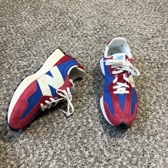 New Balance 327 Sneakers Team Red Blue MS327CH Men’s US Size 11.5 D Shoe New - Picture 1 of 9